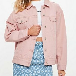 Pink Denim jacket